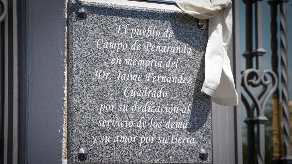 Homenaje al doctor Jaime Fernández Cuadrado, en su tierra natal