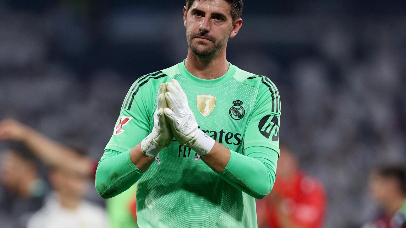 Thibaut Courtois agradece a la afición el apoyo mostrado ante Osasuna.