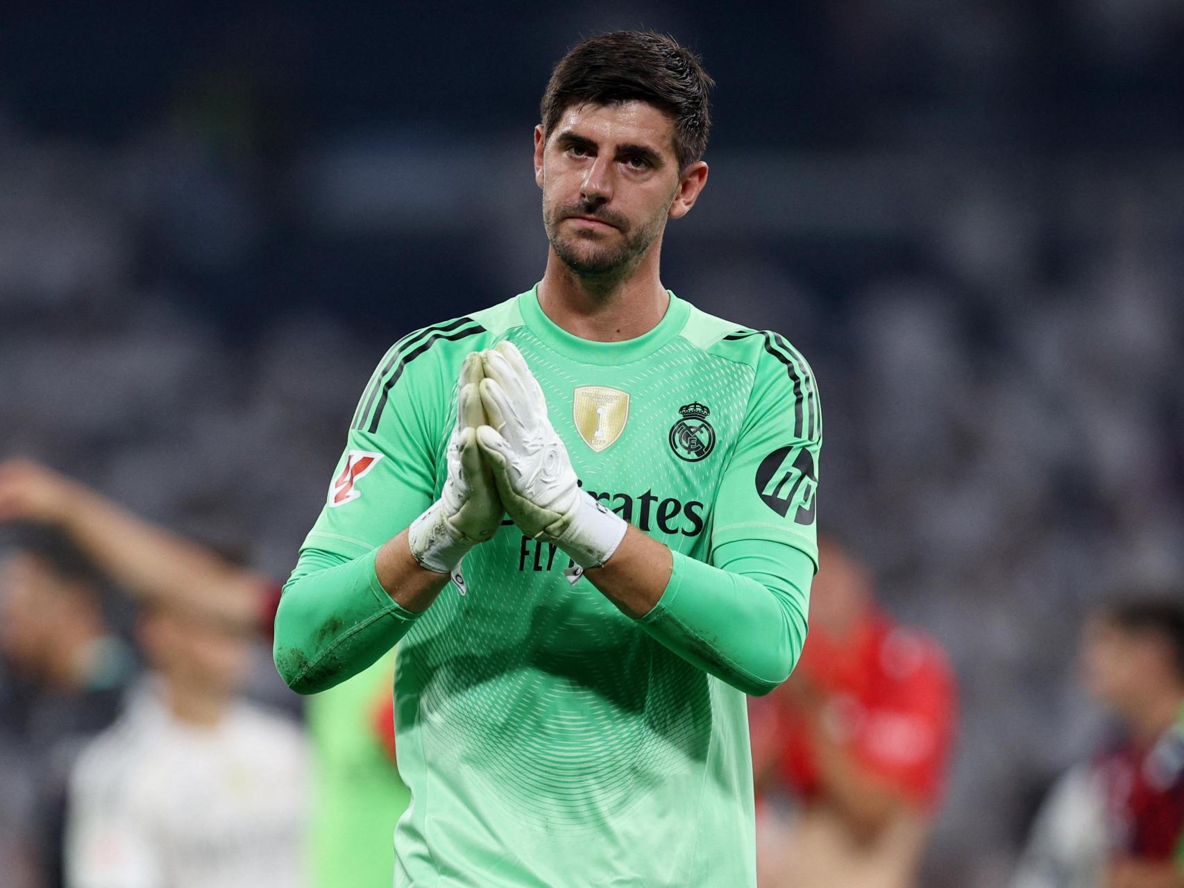 Thibaut Courtois agradece a la afición el apoyo mostrado ante Osasuna.