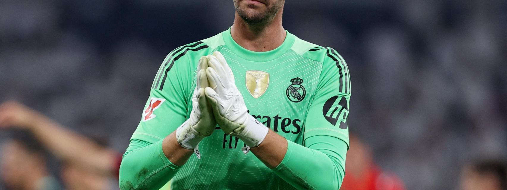 Thibaut Courtois agradece a la afición el apoyo mostrado ante Osasuna.