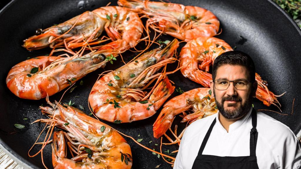 El chef Dani García en un montaje de El Español