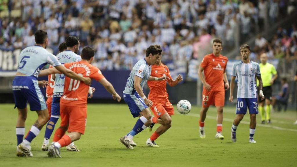 Málaga CF vs. Real Sociedad B, de Segunda División