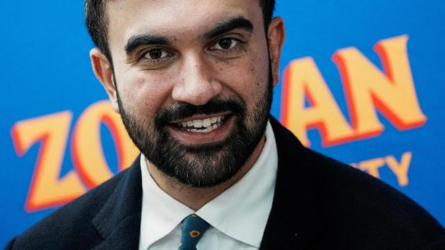 Zohran Mamdani, candidato a la alcaldía de Nueva York, en un acto de campaña, el 14 de agosto de 2025.