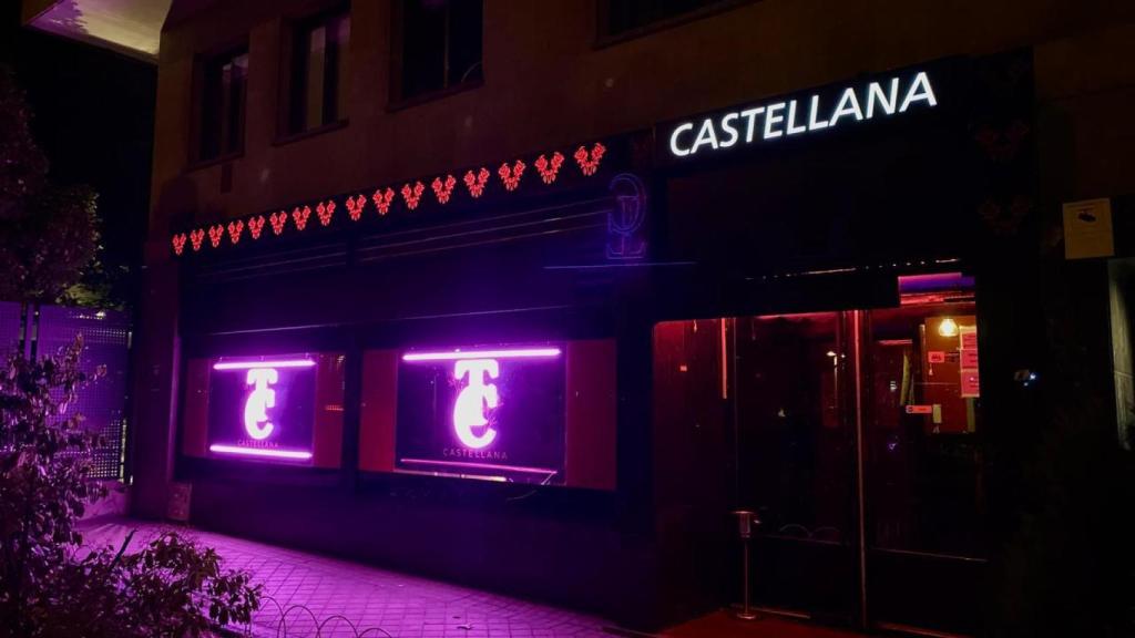 El 'puticlub' en el Paseo de la Castellana 180.