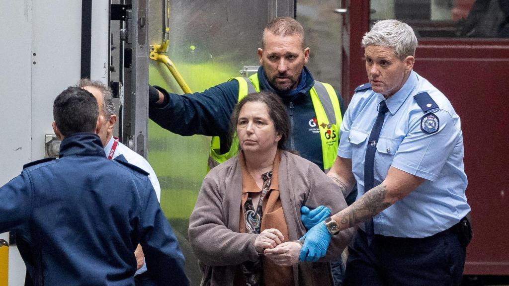 Erin Patterson a su llegada al Tribunal Supremo de Melbourne este lunes.