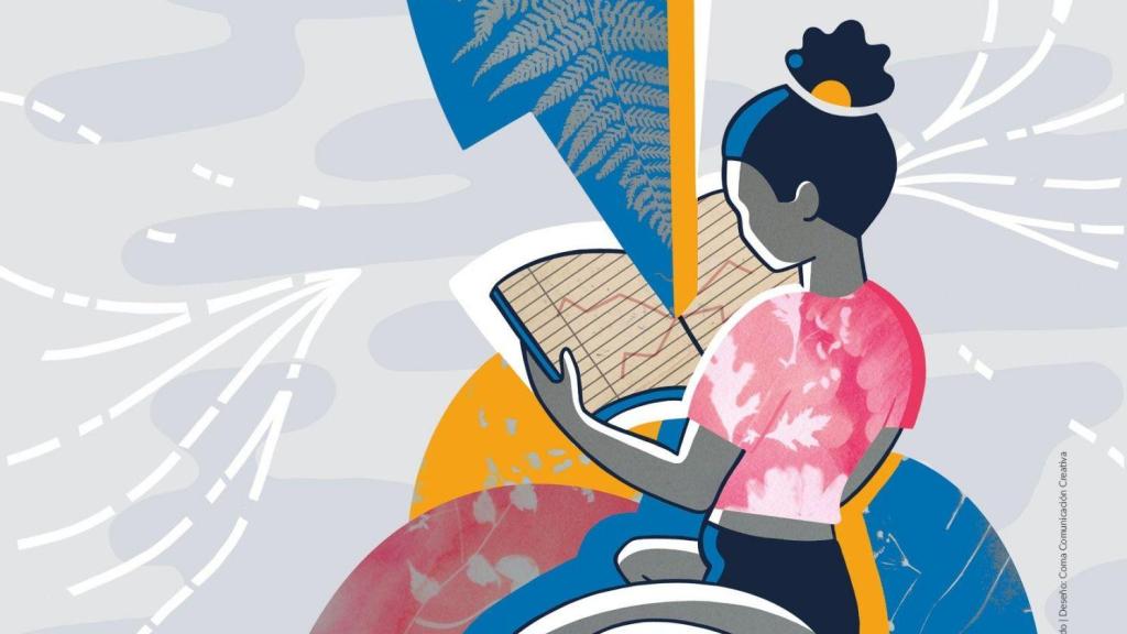 Cartel de la edición 2025 de la Feria del Libro Antiguo y de Ocasión