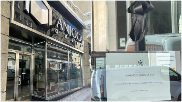 Luto en las oficinas de Anjoca en A Coruña por la muerte de su presidente Ángel Jove Capellán