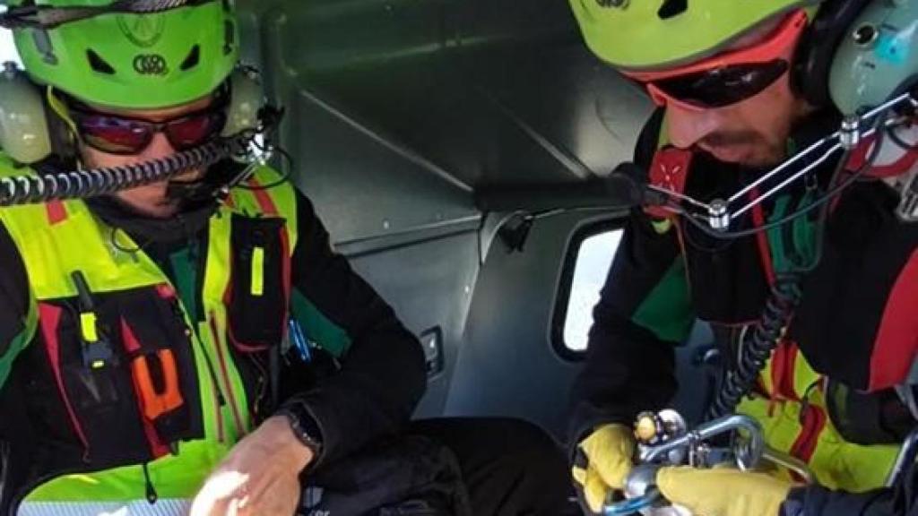 Rescate en el Pirineo aragonés.
