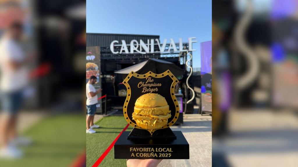 Carnivale Burger gana el premio a la Favorita Local A Coruña 2025 en The Champions Burger con su burger “MVP”