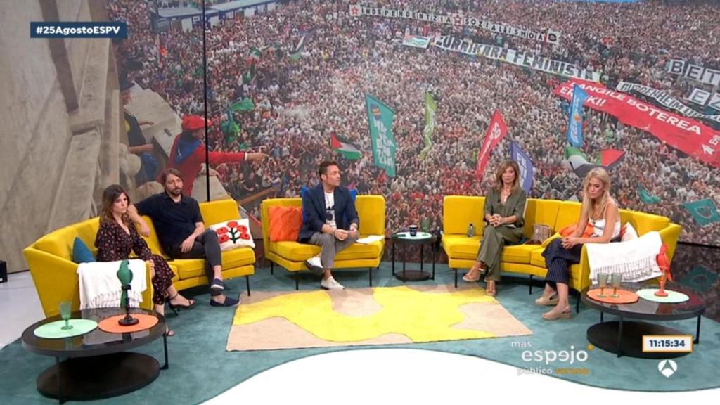 El plató de 'Espejo Público'.