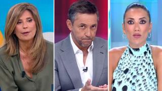 Gema López, Javier Ruiz y Patricia Pardo, en un fotomontaje de BLUPER.