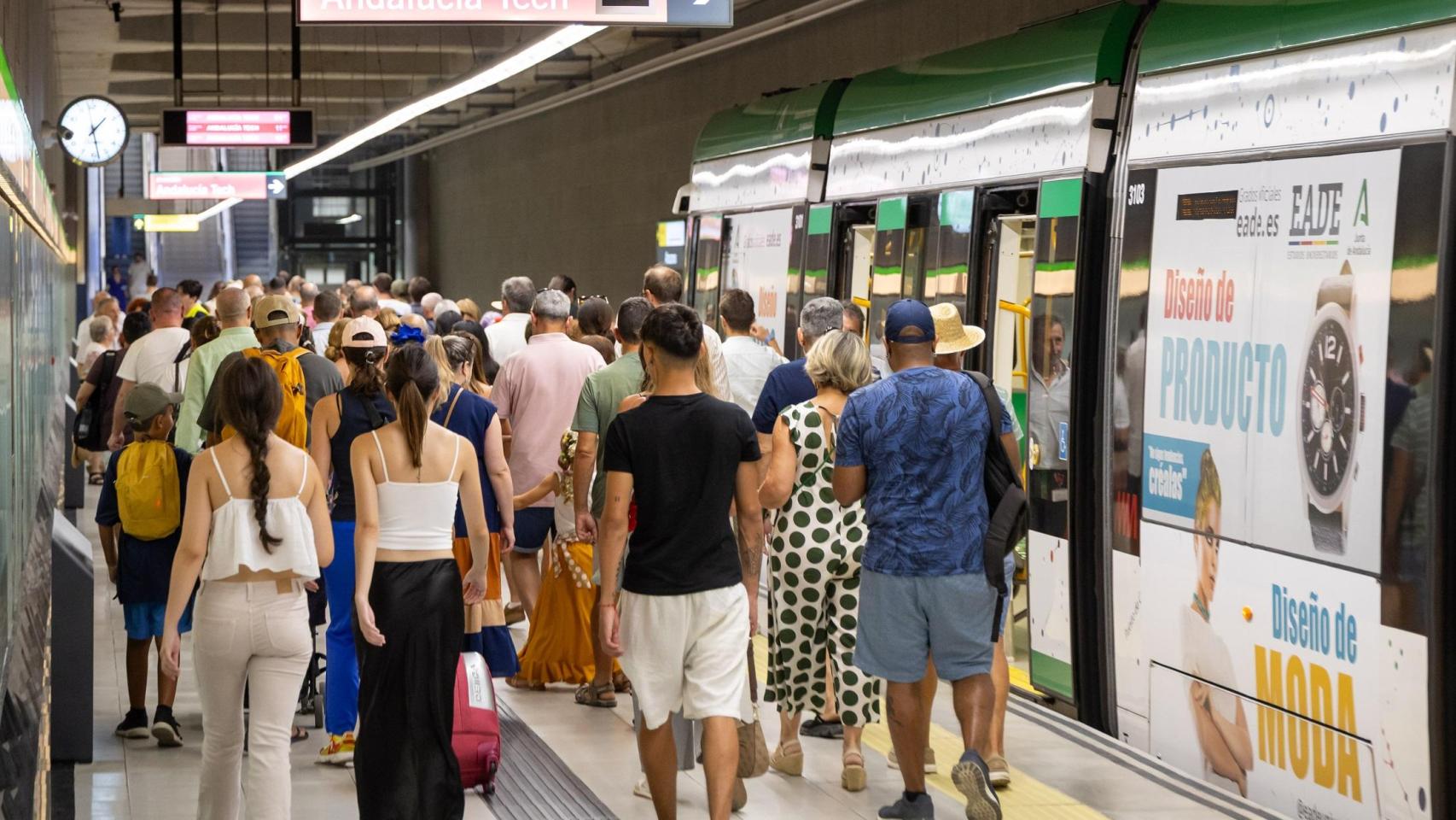 Metro de Málaga.