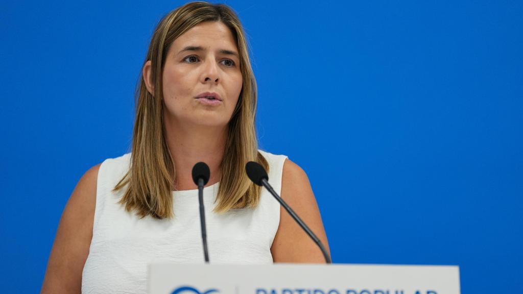 Carolina Agudo en rueda de prensa