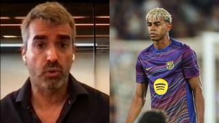 Ismael García, experto financiero, y Lamine Yamal.