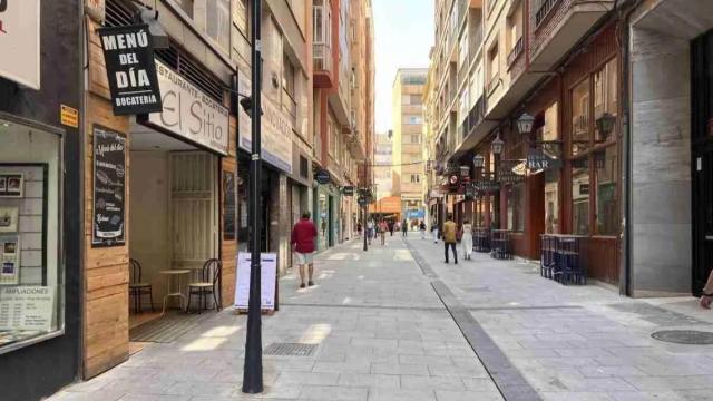Calle Jerónimo Blancas de Zaragoza.
