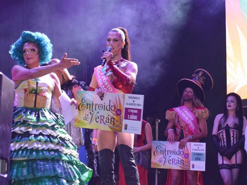 Elektra, ganadora de la Gala Drag del Carnaval de Verano de Redondela