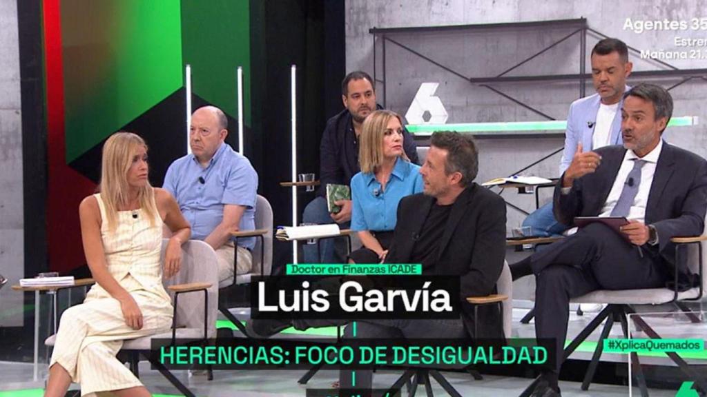 Luis Garvía, doctor en Finanzas, en laSexta Xplica.