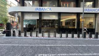 Imagen de la nueva base de Bici Coruña en rúa Nova.