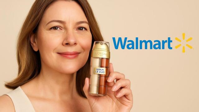 Representación de una modelo con el producto.