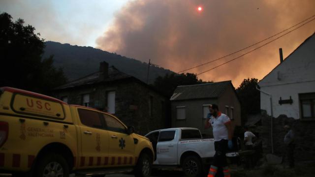 El incendio de Fasgar que sigue en nivel 2