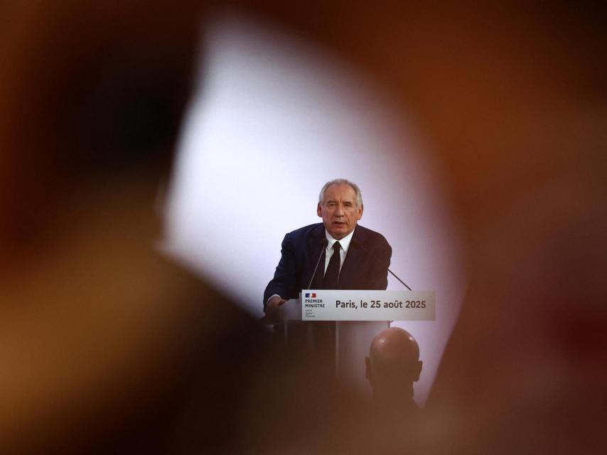 El primer ministro francés, ayer, en rueda de prensa.