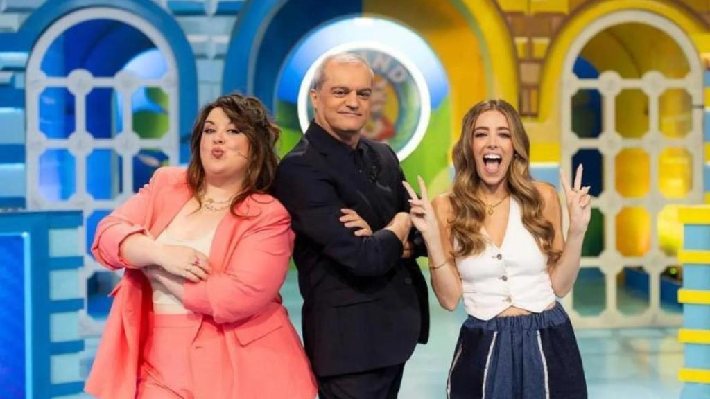 Lalachús, Ramón García y Ángela Fernández.