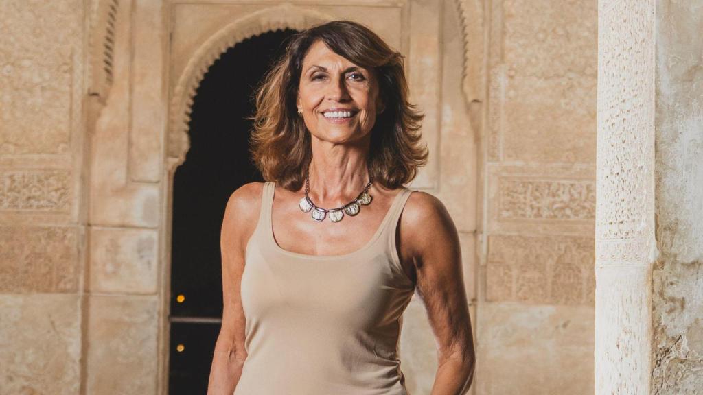 La escritora, en Granada.