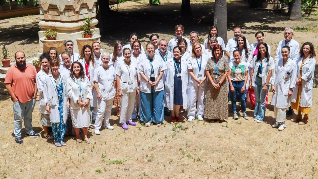 El equipo de Servicio de Alergología del Hospital Regional Universitario de Málaga.