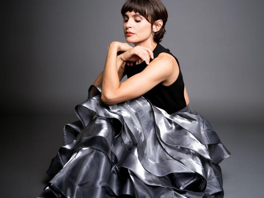 Verónica Echegui posando en una entrevista para Magas.