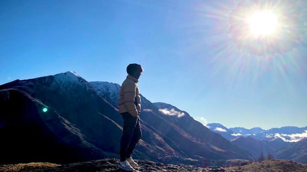 Sergi en Queenstown, Nueva Zelanda.