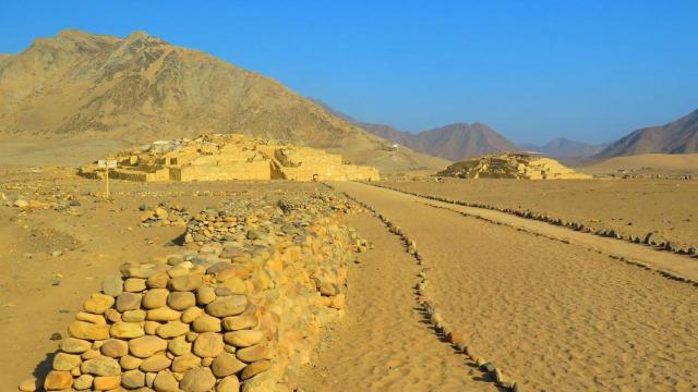 Las Pirámides de Caral, en Perú.