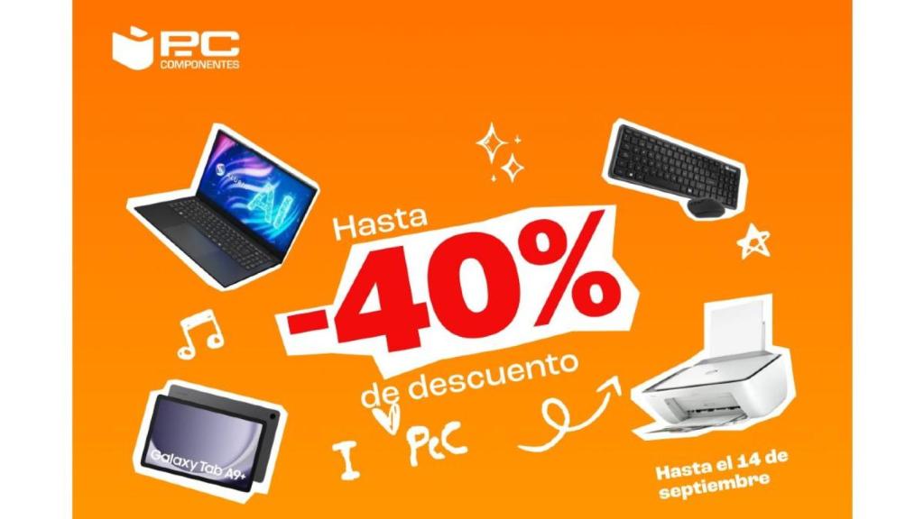 ¡Llegan las ofertas de la Vuelta al Cole a PcComponentes!: 4 ordenadores con un 40% de descuento