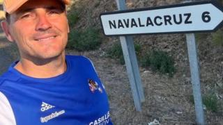 Iker Casillas durante sus vacaciones en Navalacruz (Ávila)