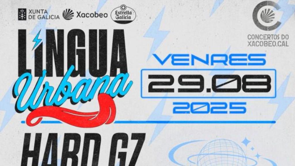 Cartel de la primera edición del festival urbano Lingua Urbana