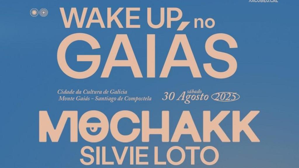 Cartel de la edición 2025 de Wake Up! no Gaiás