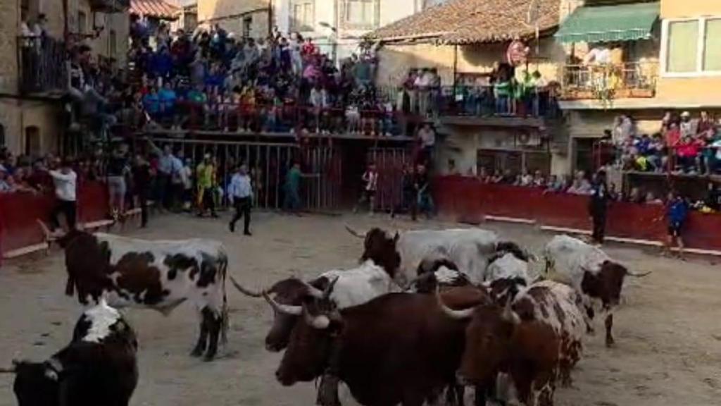 Una imagen del encierro