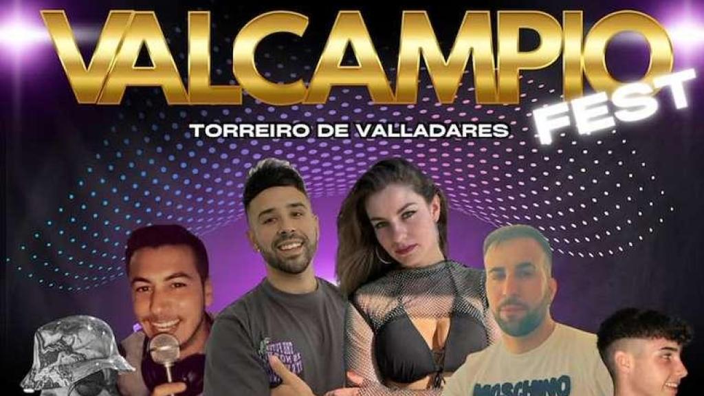Cartel del Valcampio Fest de Valladares de Vigo