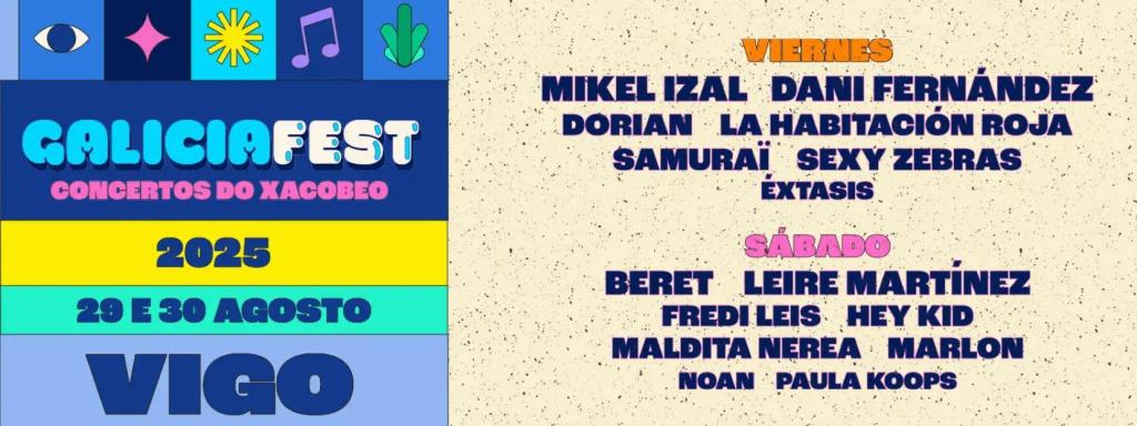 Cartel de la 1.ª edición del Galicia Fest