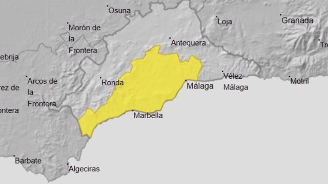 Mapa de alertas por calor de este miércoles de la Aemet.