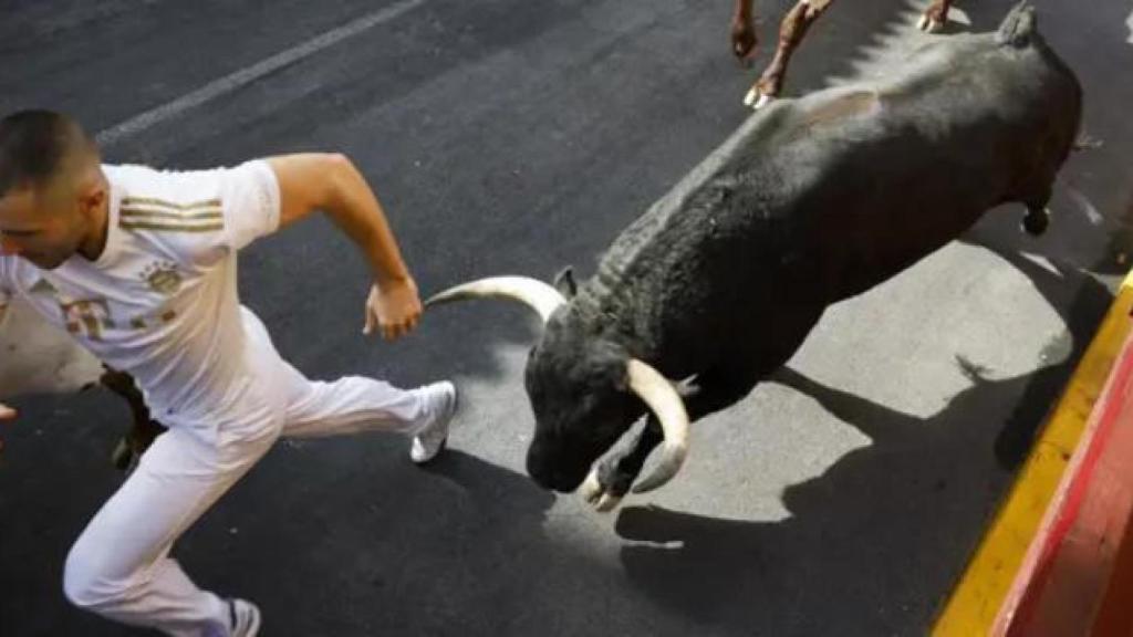 Tercer encierro de 'Sanse'.