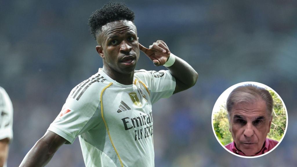 Vinicius Junior y Pedro Ruiz, en un fotomontaje