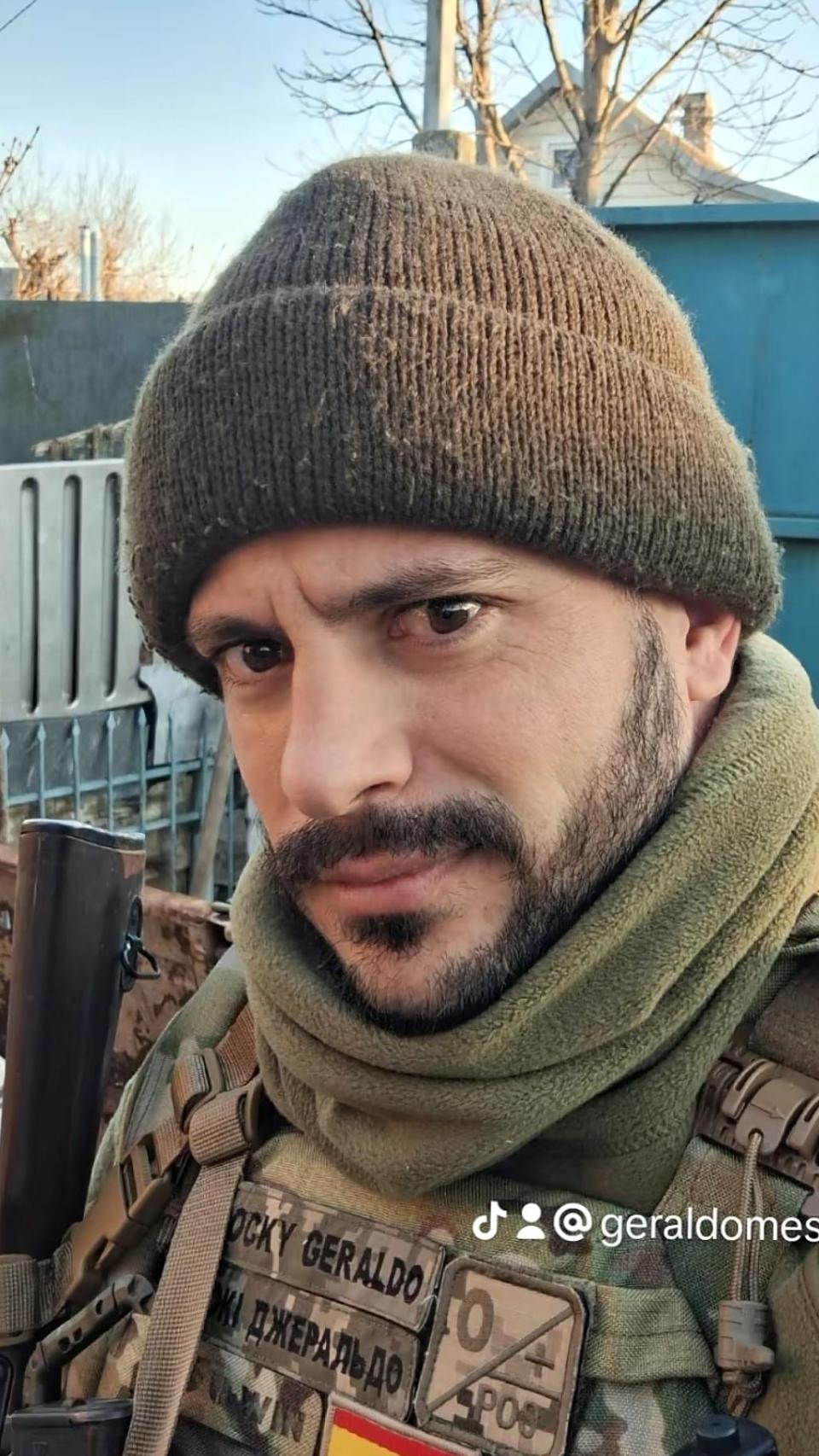 Geraldo, en una imagen compartida por él mismo en redes sociales.