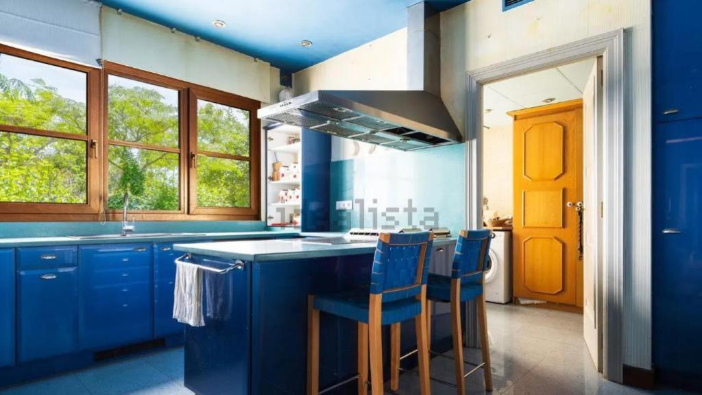 Cocina de la vivienda en venta de Zaragoza.