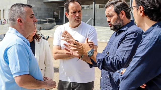 Paco Núñez este martes en el Hospital Virgen de la Luz de Cuenca.
