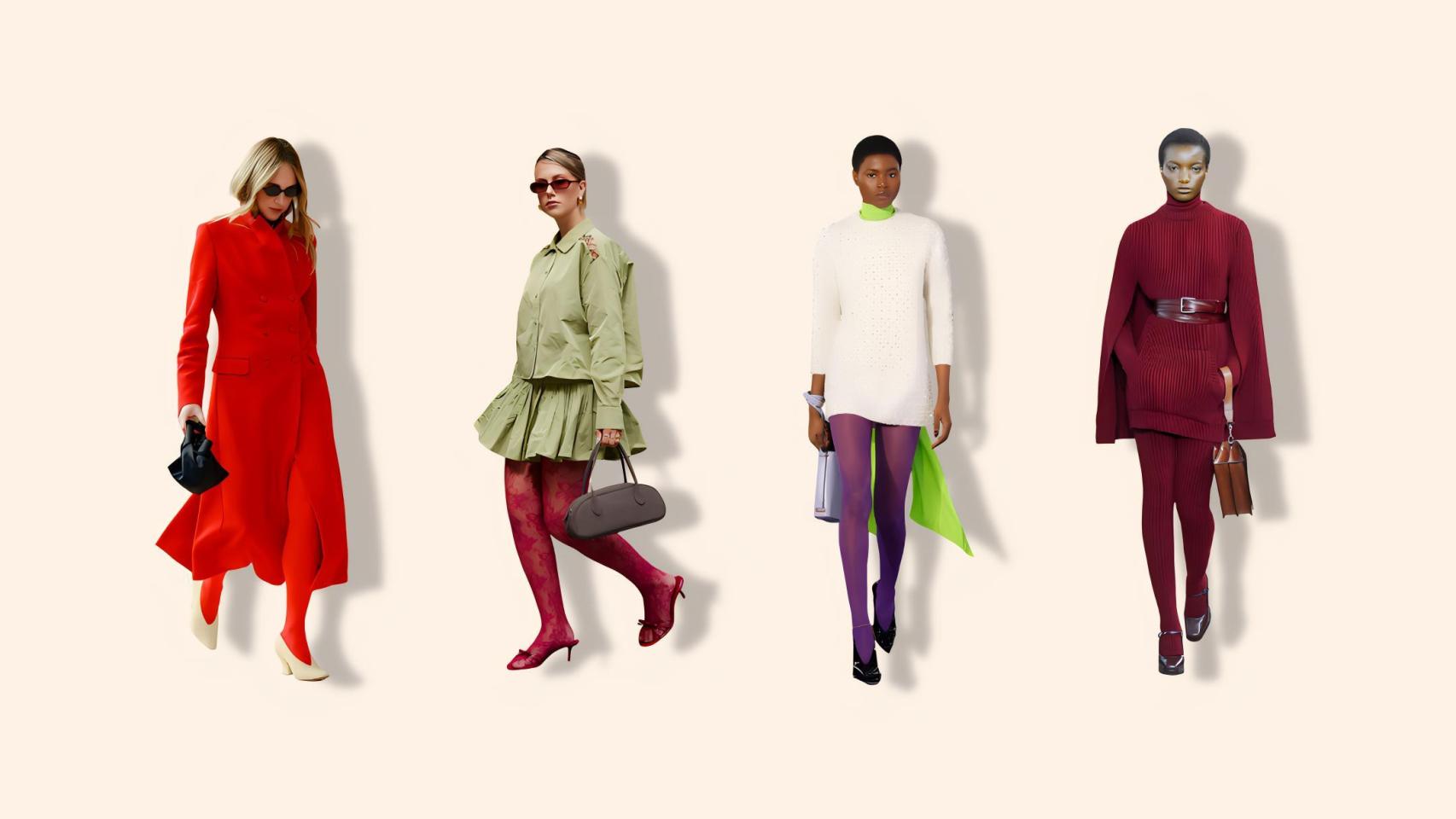 De encaje, flúor o transparentes: estas son las medias que llevaremos este otoño-invierno según los expertos