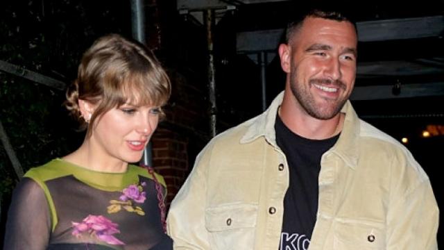 Taylor Swift y Travis Kelce en una imagen reciente.