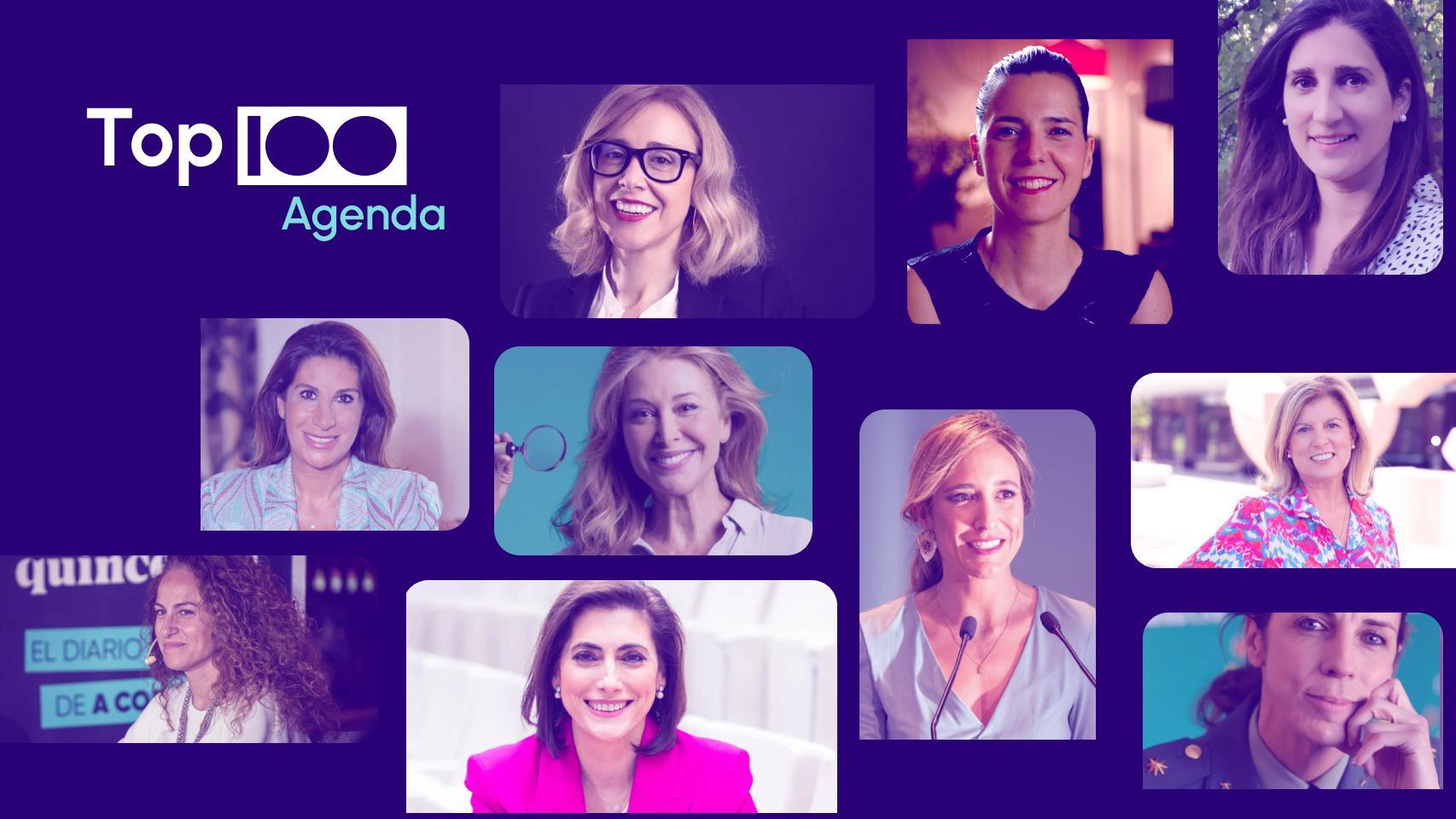 Montaje de la agenda de las 'Top 100'