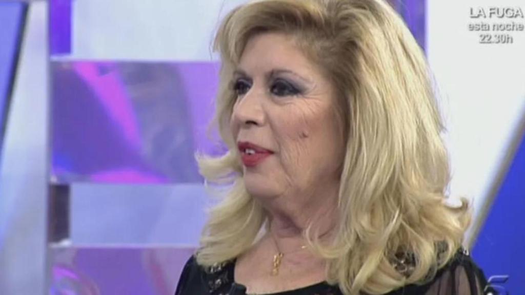 María Jiménez en 'Sálvame'.