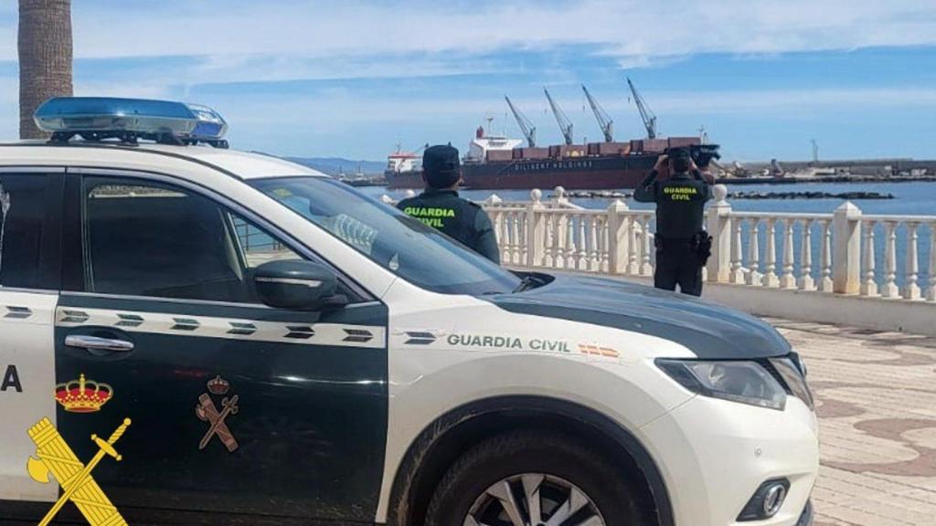 Agentes de la Guardia Civil en Garrucha en una imagen de archivo