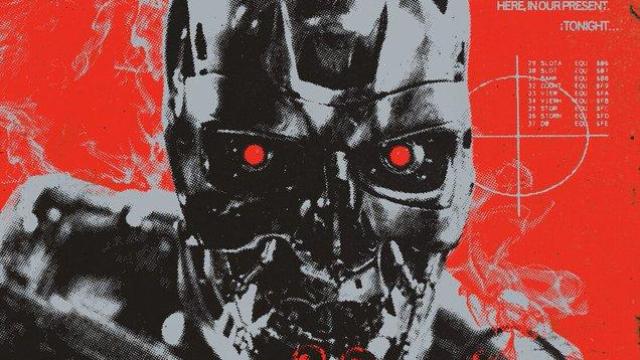 Imagen promocional de la película Terminator de James Cameron.